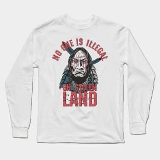 red indian heritage Long Sleeve T-Shirt